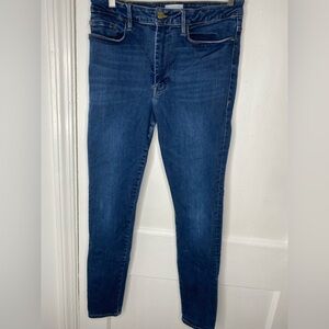 Frame Denim Blue Skinny Jeans